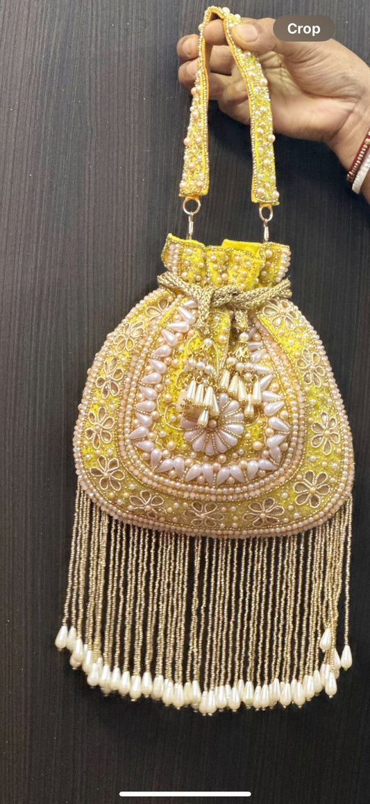 Embroidered Bridal potli